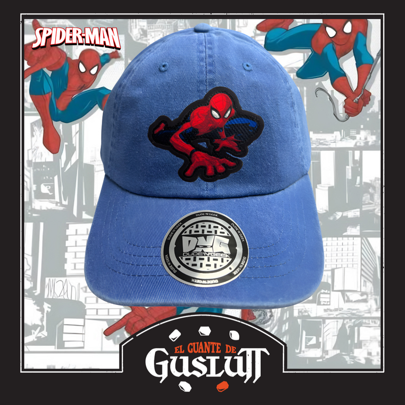 Gorra Spiderman “El Trepamuros” Azul Royal Vintage