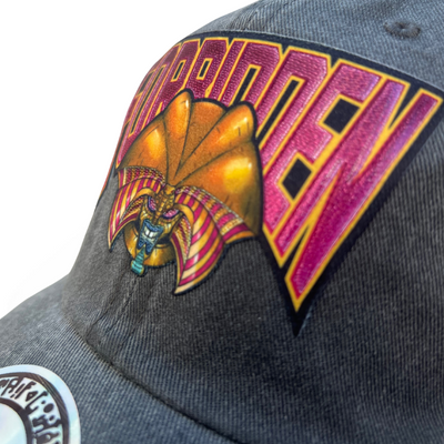 Gorra Yu-Gi-Oh! Exodia el Prohibido Gris Tipo Deslavada