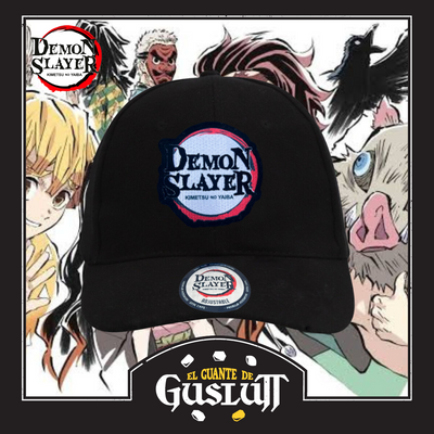 Gorra Demon Slayer: Kimetsu No Yaiba Logo Clásico Negra