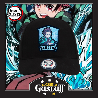 Gorra Demon Slayer: Kimetsu No Yaiba Tanjiro Kamado Negra