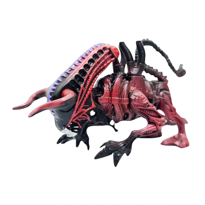 Figura Retro Kenner Aliens Bull Alien con Abrazacaras y acción de ataque