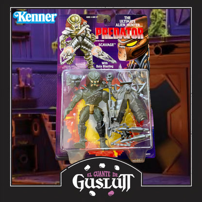 Figura Retro Kenner Scavage Predator con acción de ataque
