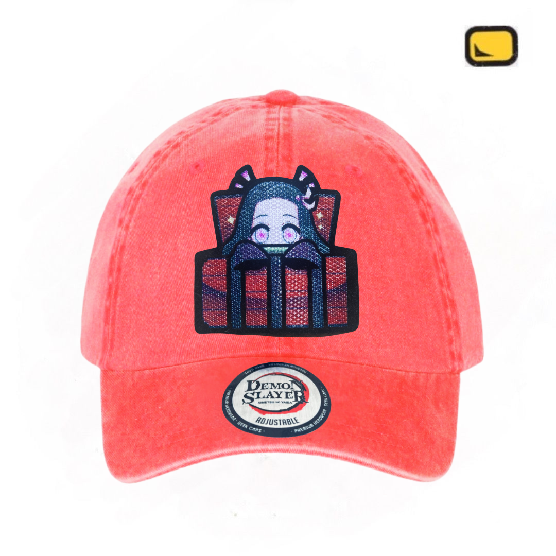 Gorra Demon Slayer: Kimetsu No Yaiba “Chibi Nezuko Kamado” Coral Vintage
