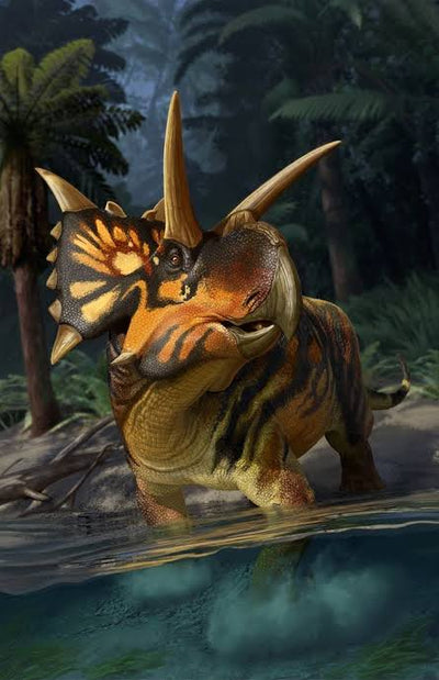 Figura Beasts of the Mesozoic Xenoceratops Foremostensis Escala 1/18