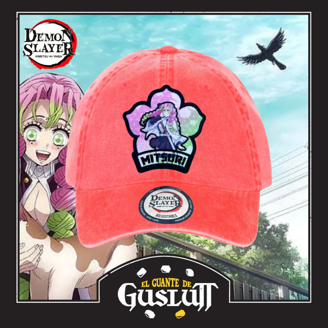 Gorra Demon Slayer: Kimetsu No Yaiba “Mitsuri Kanroji” Coral Vintage