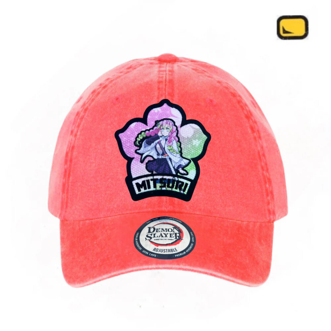 Gorra Demon Slayer: Kimetsu No Yaiba “Mitsuri Kanroji” Coral Vintage