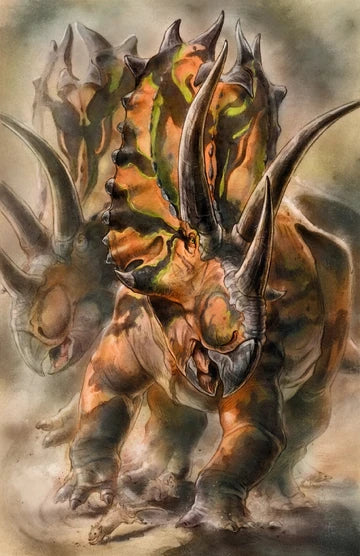 Figura Beasts of the Mesozoic Pentaceratops Sternbergii Escala 1/18