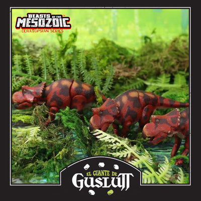 Set de Figuras Beasts of the Mesozoic Baby Diabloceratops Escala 1/18
