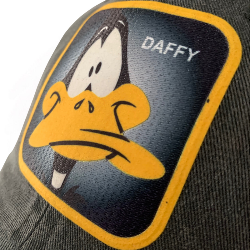 Gorra Looney Tunes Daffy Duck Gris Vintage