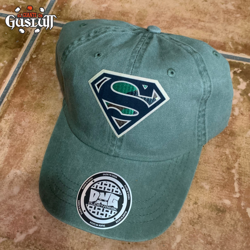 Gorra Superman Camo Verde Vintage