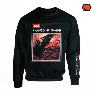Sudadera DC Comics Batman The World Japan Negra