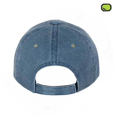 Gorra Jurassic Park Logo Clásico Amarillo Azul/Beige Tipo Deslavada