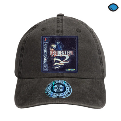 Gorra Resident Evil 2 Game Cover Gris Tipo Deslavada