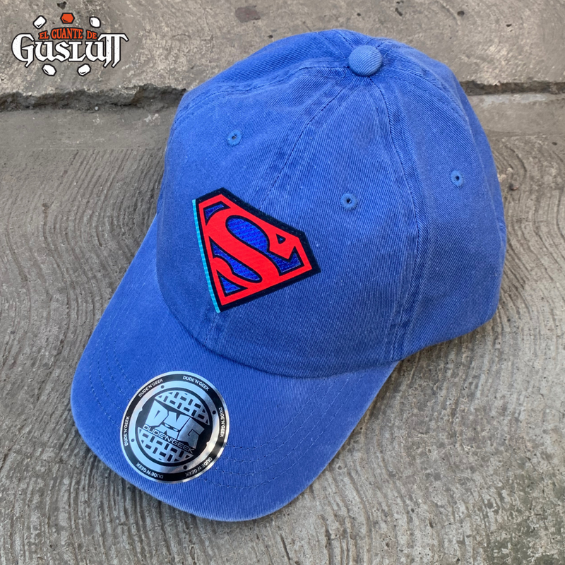 Gorra Superman Azul Royal Vintage