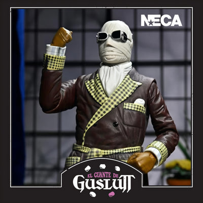 Figura NECA Universal Monsters The Invisible Man (Kemp House) Versión Ultimate