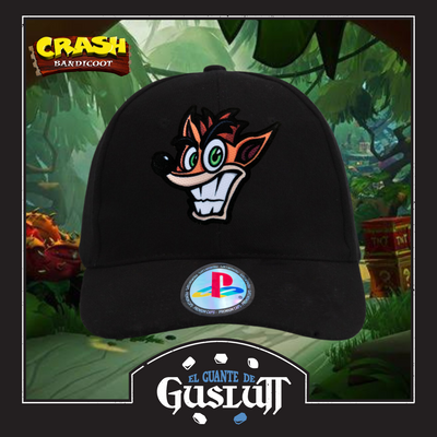 Gorra PlayStation Crash Bandicoot Negra