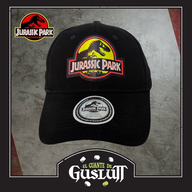 Gorra Jurassic Park “Yellow Logo” Negra