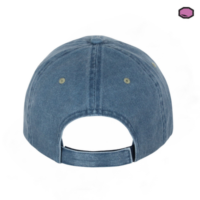 Gorra Back to the Future Outatime Azul/Beige Tipo Deslavada