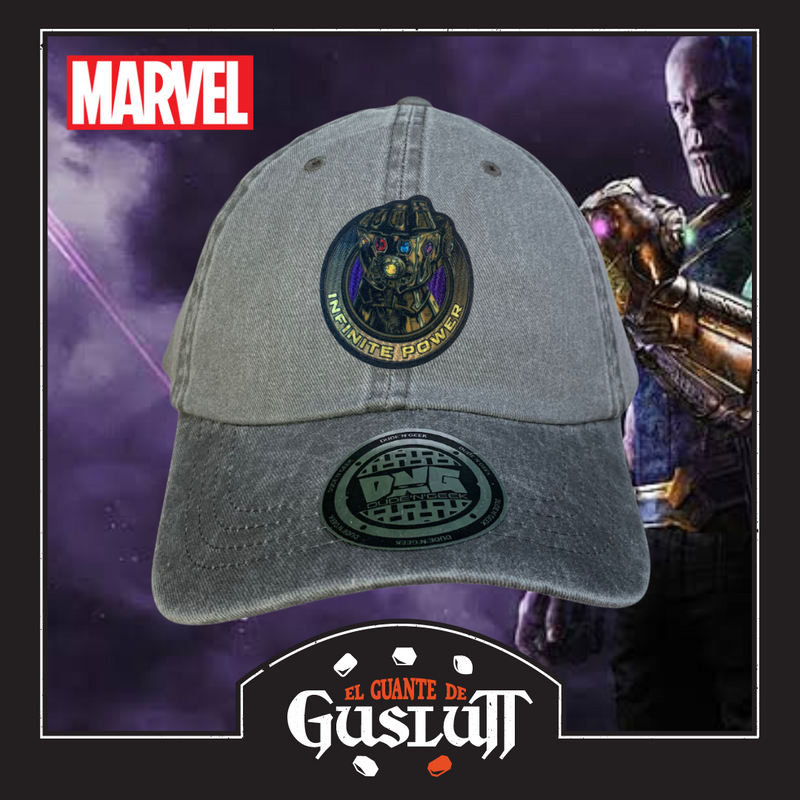 Gorra Thanos “Infinite Gauntlet” Gris Vintage