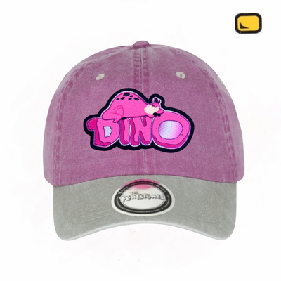 Gorra Los Picapiedra Dino Uva/Beige Tipo Deslavada