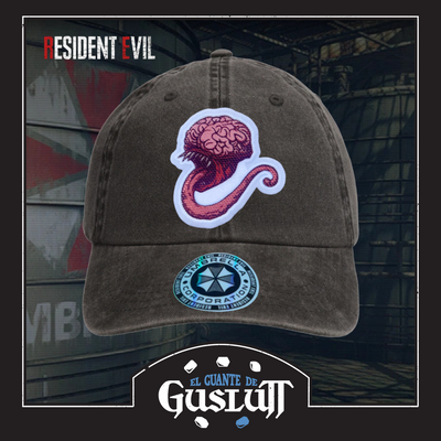 Gorra Resident Evil Licker Gris Tipo Deslavada