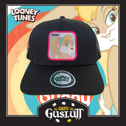 Gorra Looney Tunes “Lola Bunny” Negra Premium Trucker