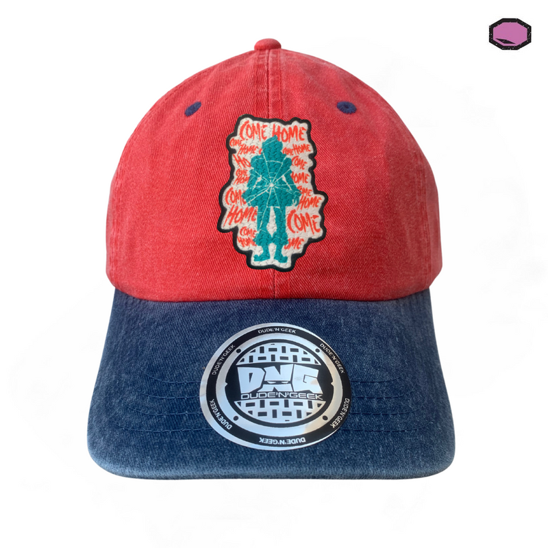 Gorra IT Pennywise “Time to float” Roja-Azul Vintage