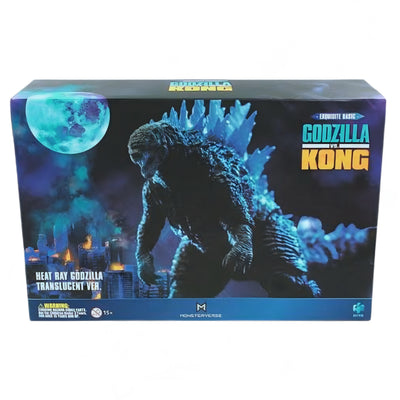 Figura Hiya Toys Godzilla vs Kong Heat Ray Godzilla Versión Traslúcida Escala 1/10