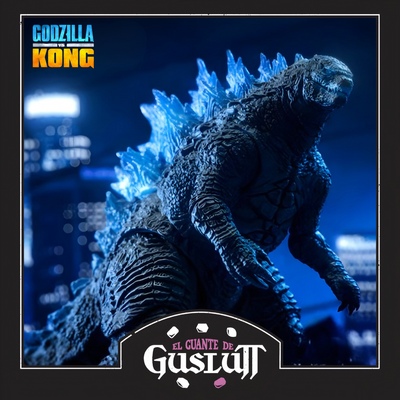 Figura Hiya Toys Godzilla vs Kong Heat Ray Godzilla Versión Traslúcida Escala 1/10