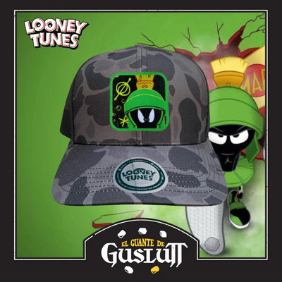 Gorra Looney Tunes Marvin The Martian Camo Tipo Trucker Premium