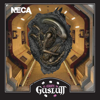 Figura Loose NECA Alien Romulus Asteroid with fossilized Xenomorph XX121