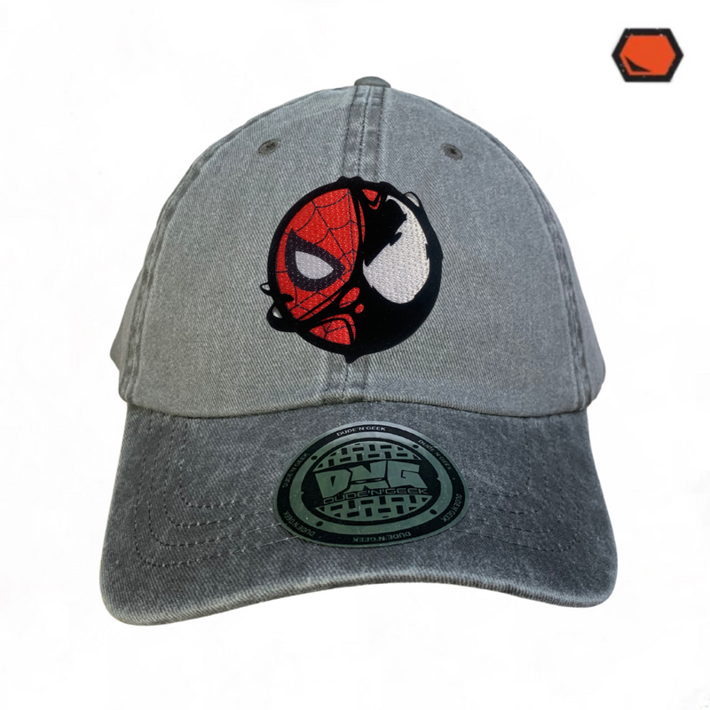 Gorra Spiderman “Symbiote” Gris Vintage