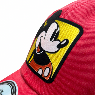 Gorra Disney Mickey Mouse Coral Tipo Deslavada