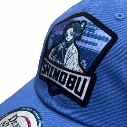 Gorra Demon Slayer: Kimetsu No Yaiba “Shinobu Kocho” Azul Royal Vintage