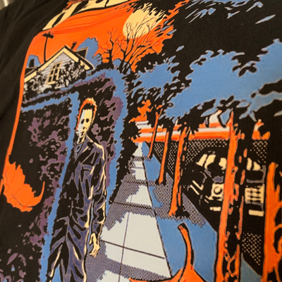 Playera Halloween The night he came home Negra