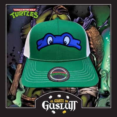 Gorra Nickelodeon Tortugas Ninja Donatello Verde/Blanca Tipo Trucker Premium