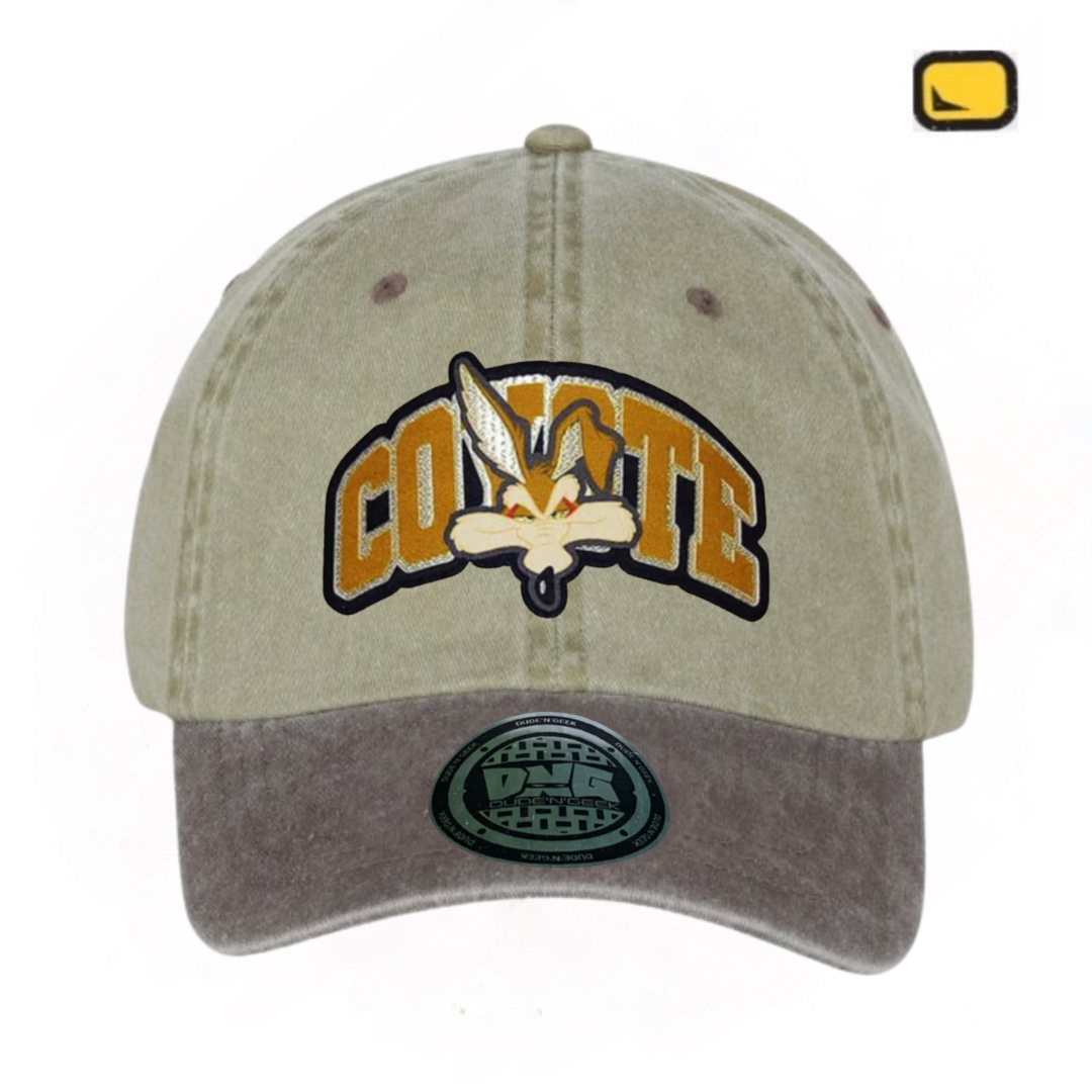 Gorra Looney Tunes “Wile E. Coyote” Beige-Café Vintage