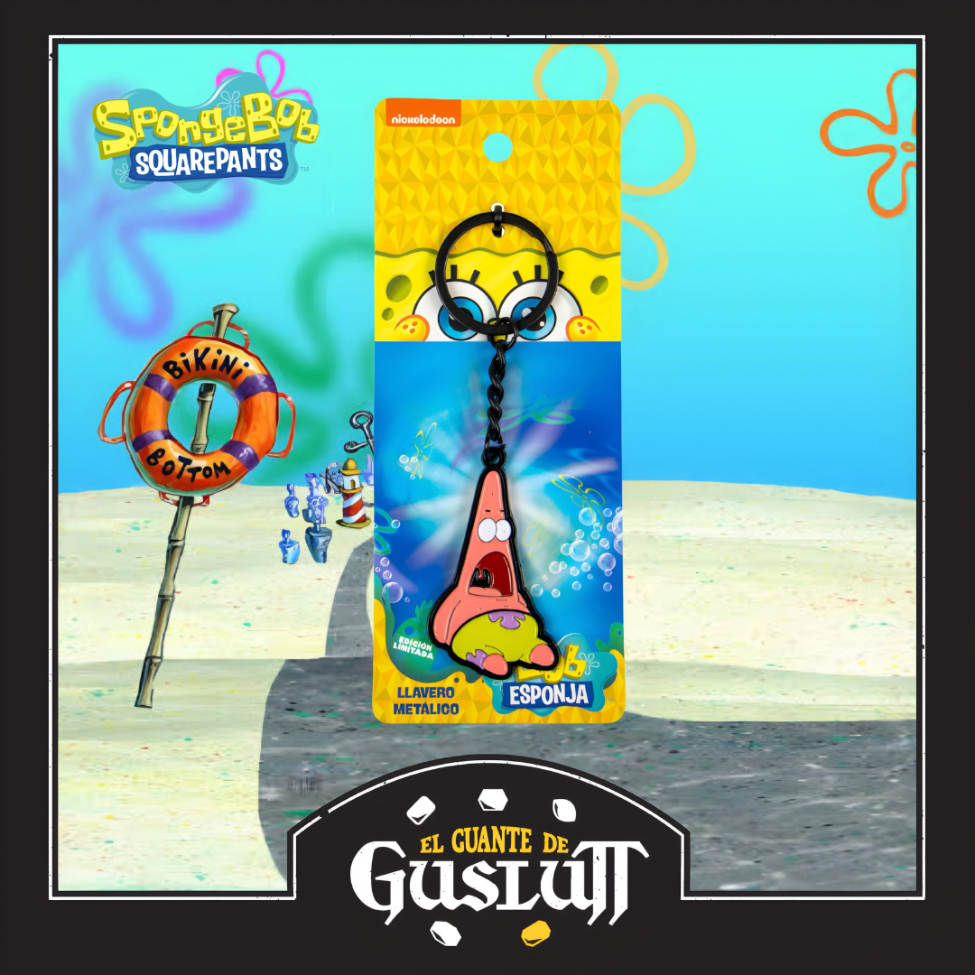 Llavero Nickelodeon Patricio Estrella Metálico Edición Limitada