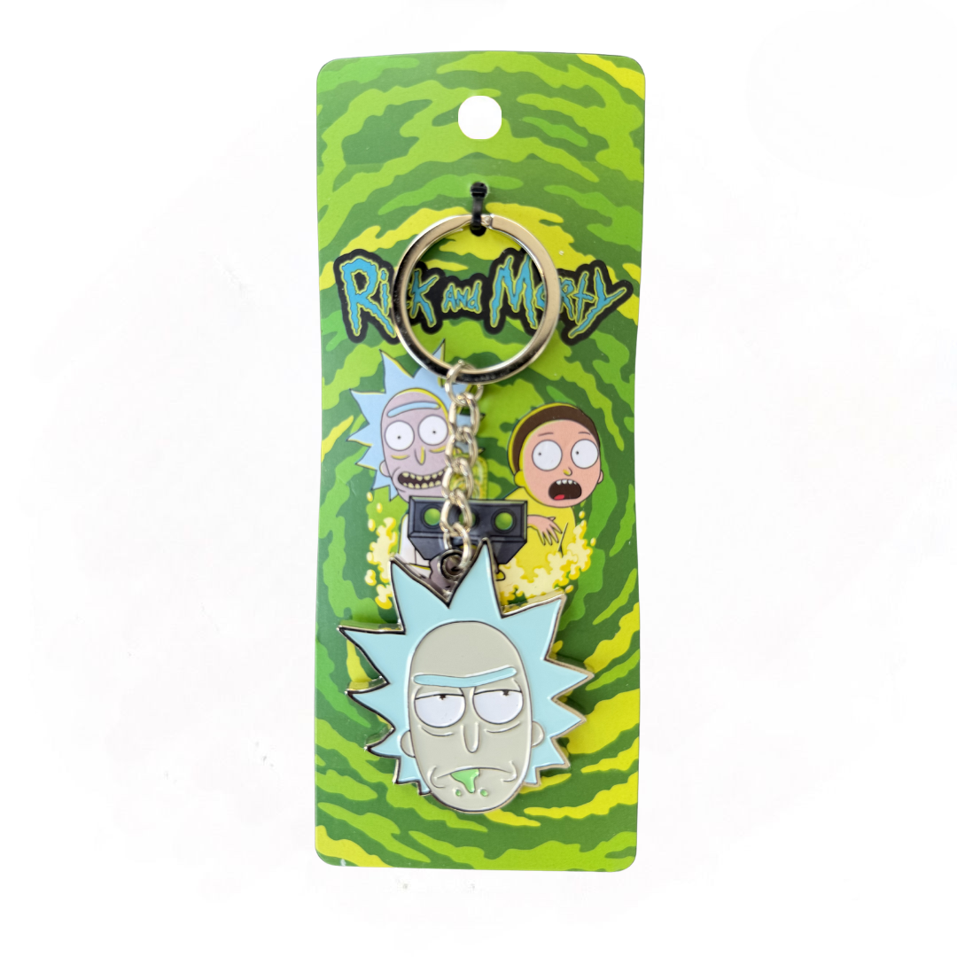 Llavero Rick and Morty Rick Sánchez Metálico Edición Limitada