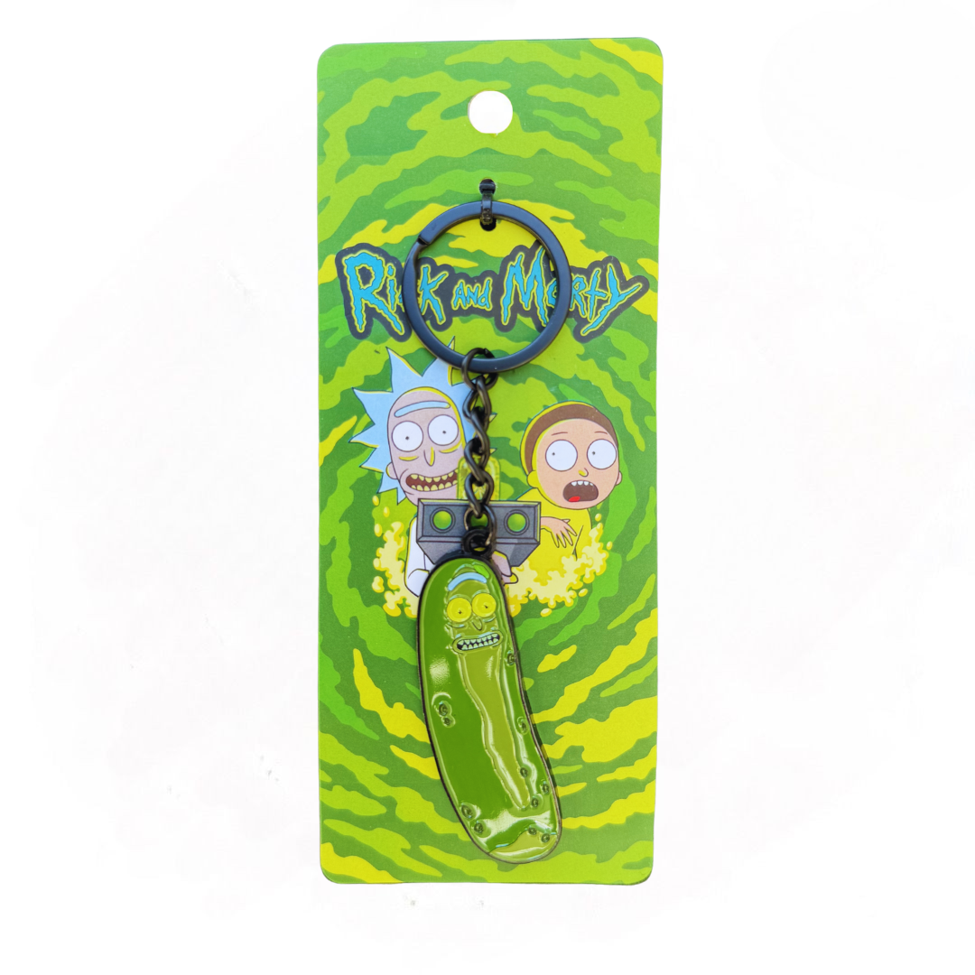 Llavero Rick and Morty Pickle Rick Metálico Edición Limitada