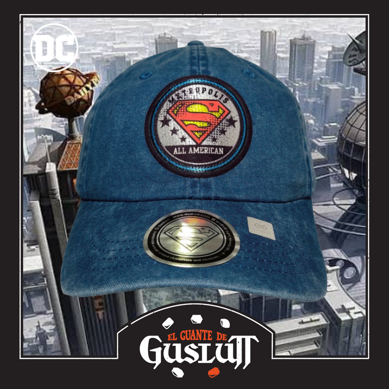 Gorra Superman “Metropolis Team” Azul Vintage
