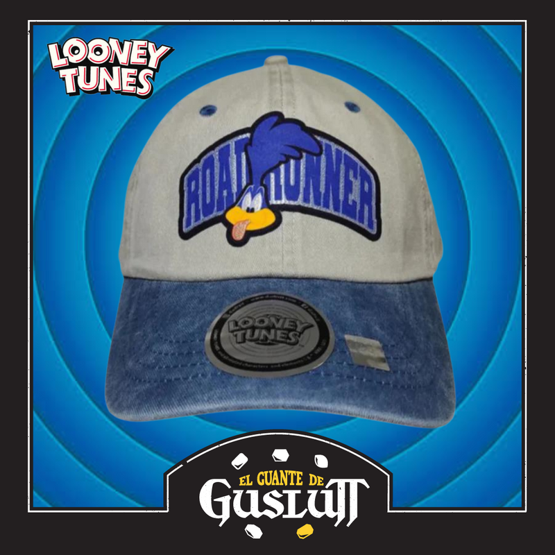 Gorra Looney Tunes Correcaminos Beige-Azul Vintage