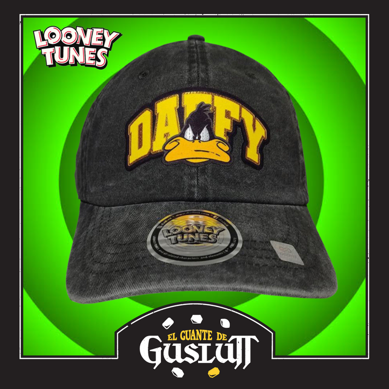 Gorra Looney Tunes Daffy Duck Gris Vintage