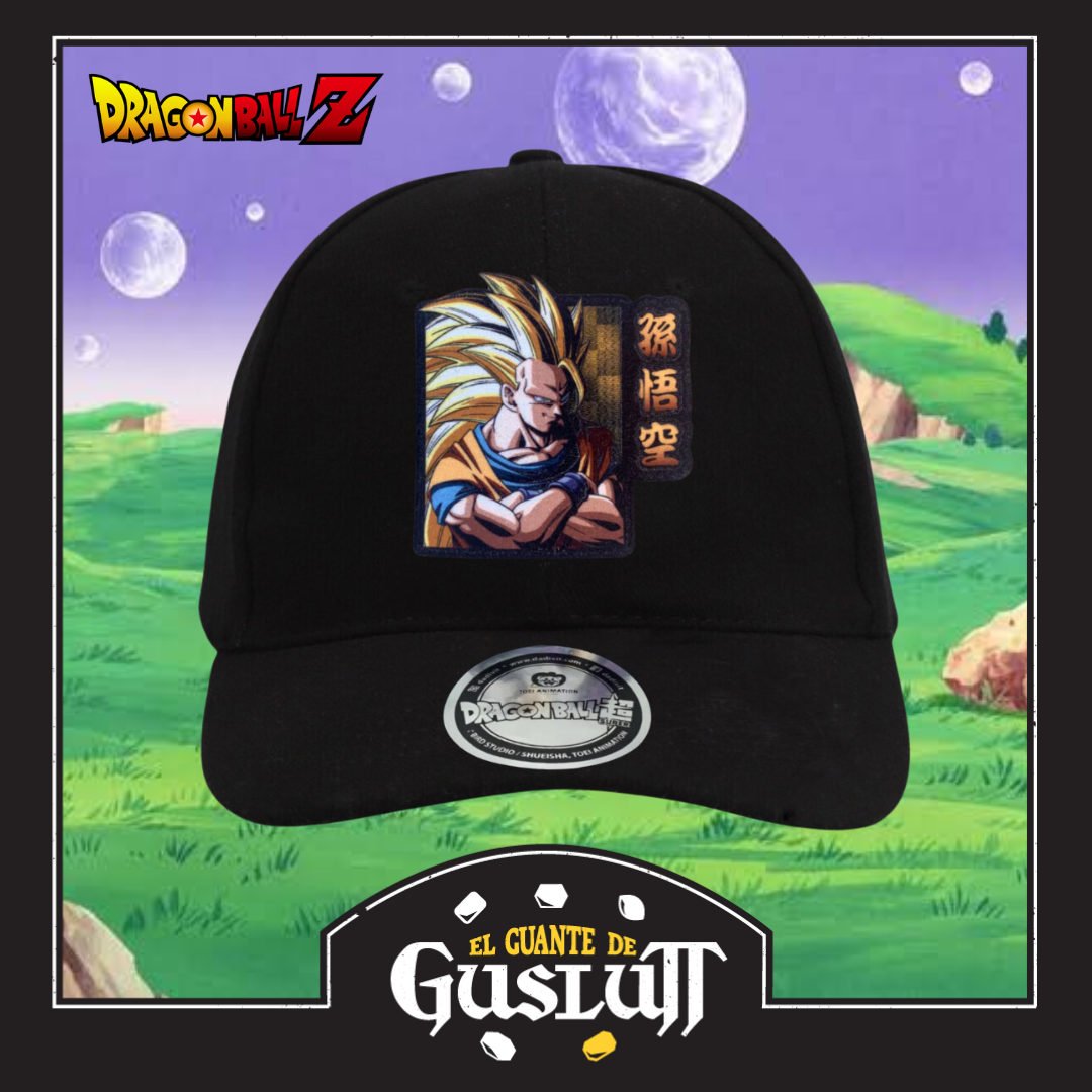 Gorra Dragon Ball Z “Goku Super Saiyan 3” Negra