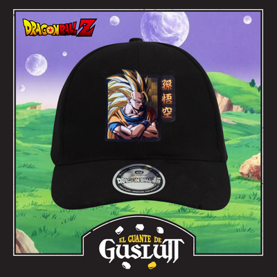 Gorra Dragon Ball Z Goku Super Saiyan 3 Negra