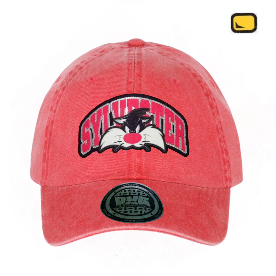 Gorra Looney Tunes “Sylvester Cat” Coral Vintage
