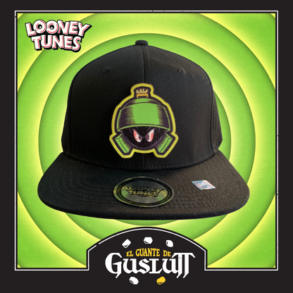 Gorra Looney Tunes “Mad Marvin” Snapback Negra