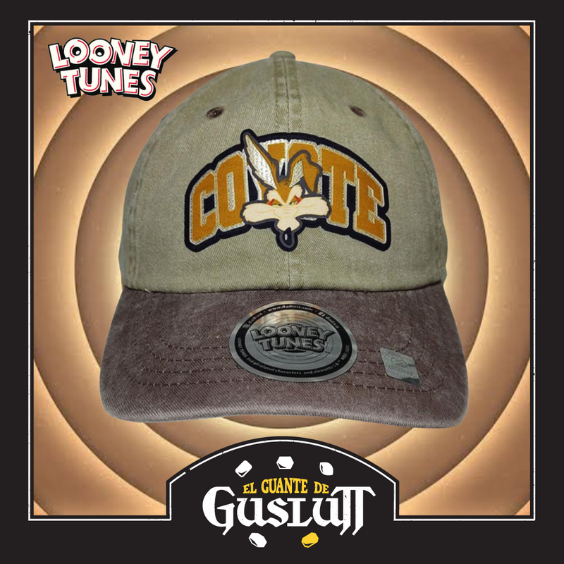 Gorra Looney Tunes Coyote Beige-Café Vintage