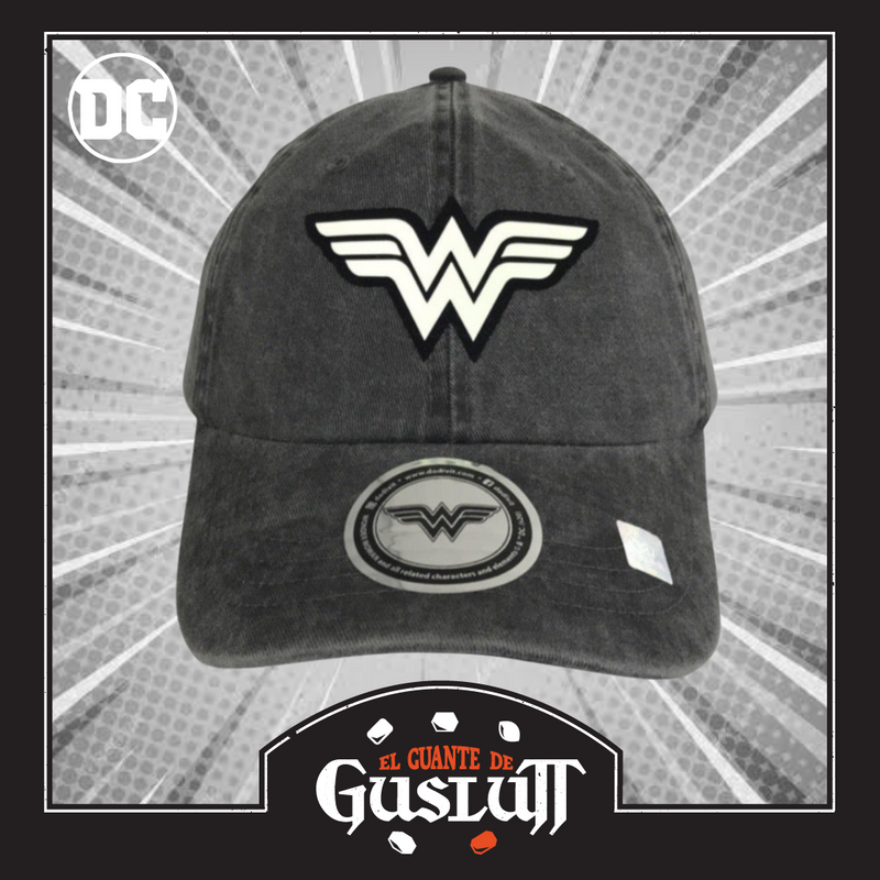 Gorra Wonder Woman Glow in the Dark Gris Vintage