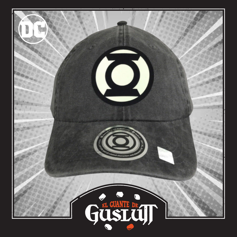 Gorra Green Lantern Glow in the Dark Gris Vintage